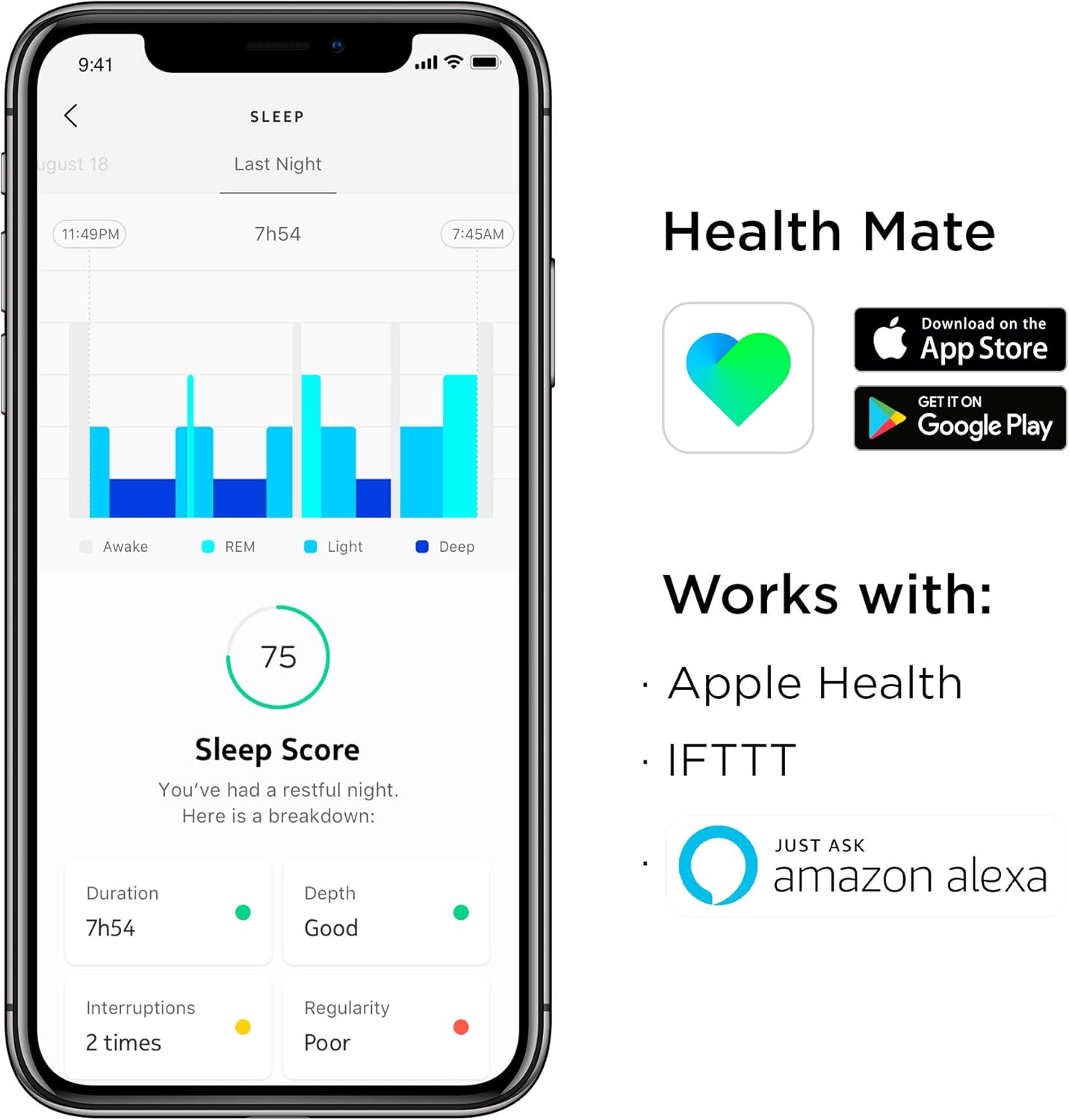Withings Sleep Tracking Pad