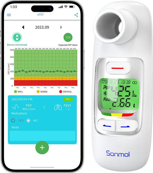 BreatheSmart Spirometer